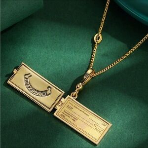 NWOT AUTHENTIC Juicy Couture Check Book Charm RARE